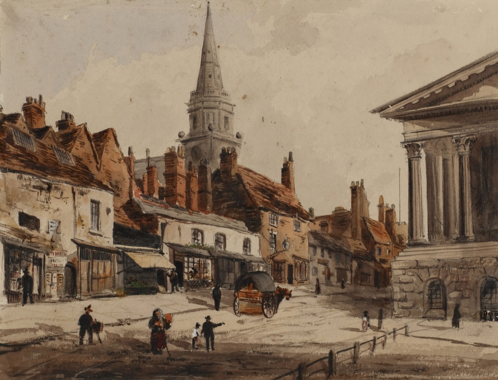 Historic architectural artwork from Ibrahim’s curated Renaissance collection